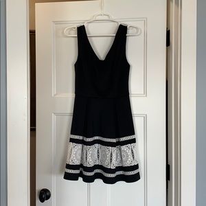 Black and white dress